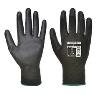 GLOVE PU PALM BLACK SIZE XL BREATHABLE