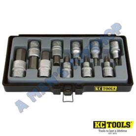 SOCKET SET IN HEX 10PCE 1/2" DR AF