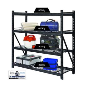 NLA* RACKING 4 SHELF 800KG CAPACITY