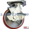 CASTOR PU ON CAST 152MM SWIVEL/BRAKE