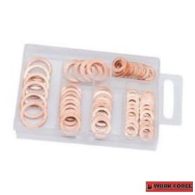 FLAT COPPER WASHER ASSORTMENT 80 PIECE