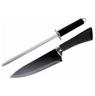 COOKS KNIFE & BUTCHERS STEEL 200MM 2PCE