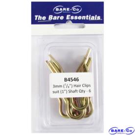 HAIR CLIP 3MM SUIT 1" SHAFT