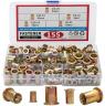 RIVET NUT STEEL 155 PIECE MET/AF KIT