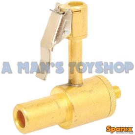 TYRE DEFLATOR TOOL BRASS CLIPS ON VALVE