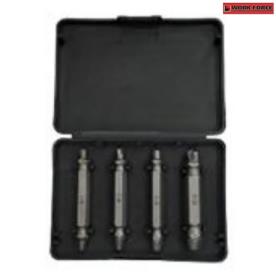 SCREW EXTRACTOR DOUBLE ENDED 4 PIECE