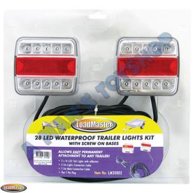 TRAILER LIGHTS KIT 28 LED SCREW ON 12V