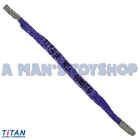 FLAT WEBBING SLING 1 METRE 1 TON 2 X EYE