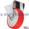 CASTOR FIXED  125MM PU ON PP 200KG