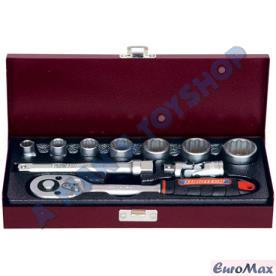SOCKET SET 10 PIECE WHITWORTH 3/8 DRIVE