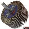 FLAP WHEEL 50MM DIAM 80 GRIT  6 MM ARBOR