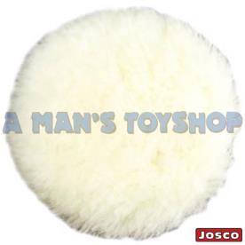 LAMBS WOOL BONNET 125MM TIE ON STRING
