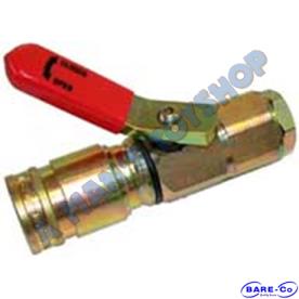 HYDRAULIC COUPLER LEVER ACTION RED