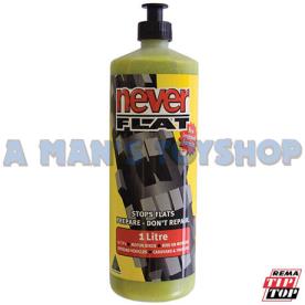 TYRE SEAL 1 LITRE NEVER FLAT ROAD USE