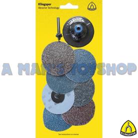 QUICK CHANGE ROLOC DISCS 75MM 125MM GRIN
