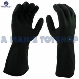 LATEX INDUSTRIAL GLOVES LARGE 330MM LONG