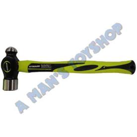 HAMMER BALL PEIN 12OZ F/GLASS HANDLE