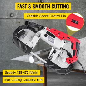 PORTABLE VARY SPEED BANDSAW 220V 127MM