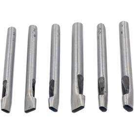 OVAL HOLLOW PUNCH SET 5 PCE CARBON STEEL