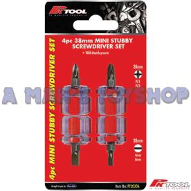 SCREWDRIVER SET 4 PIECE MINI STYLE