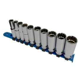 10PC MET 3/8" 12 POINT DEEP DRIVE SOCKET