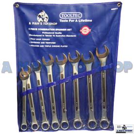 SPANNER SET AF 8 PIECE RING/OPEN TOOLTEC