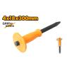 COLD CHISEL 4 X 18 X 300MM POWDER COATED