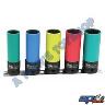 IMPACT SOCKET SET 1/2" DR WHEEL NUT 5PCE
